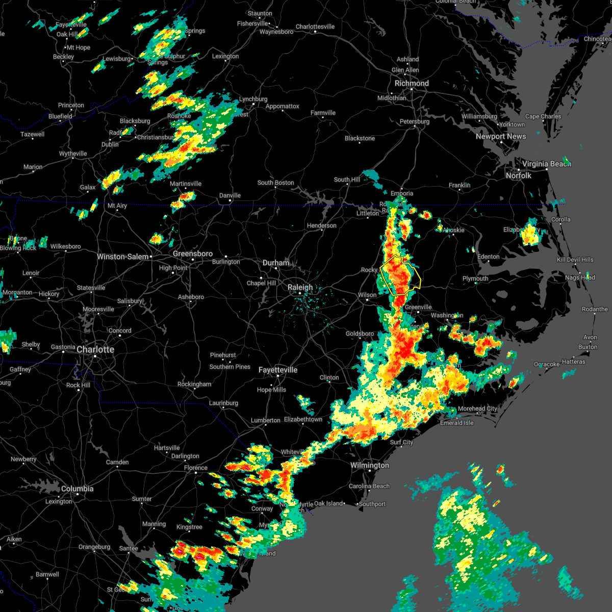 Interactive Hail Maps Hail Map for Tarboro, NC