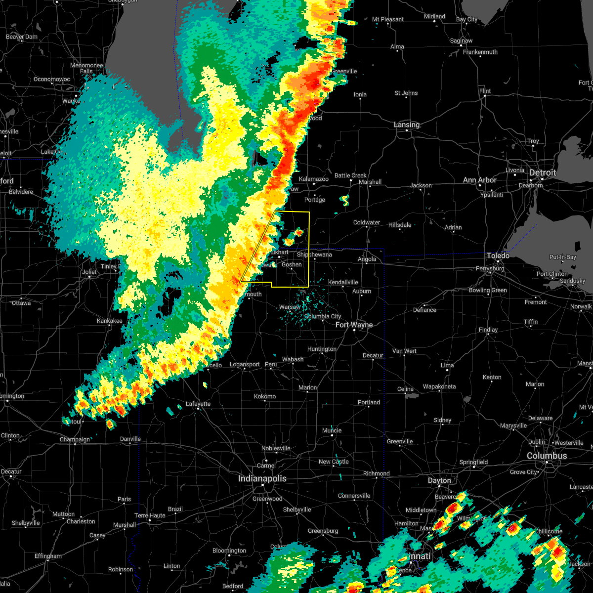 Interactive Hail Maps Hail Map for Marcellus, MI