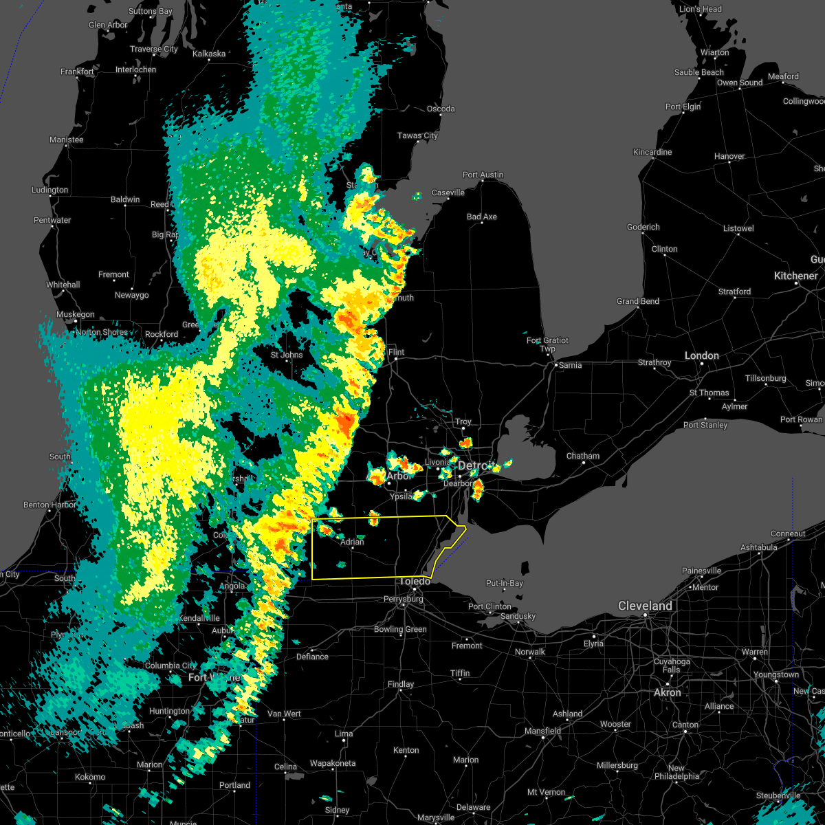 Interactive Hail Maps Hail Map for Temperance, MI