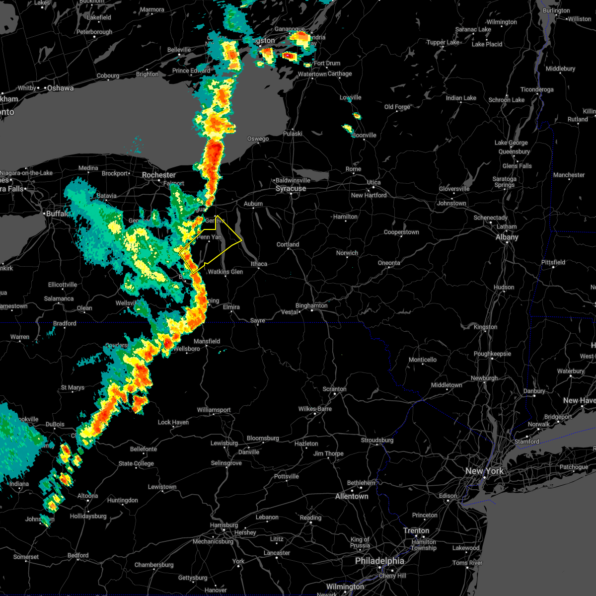 Interactive Hail Maps Hail Map for Prattsburgh, NY