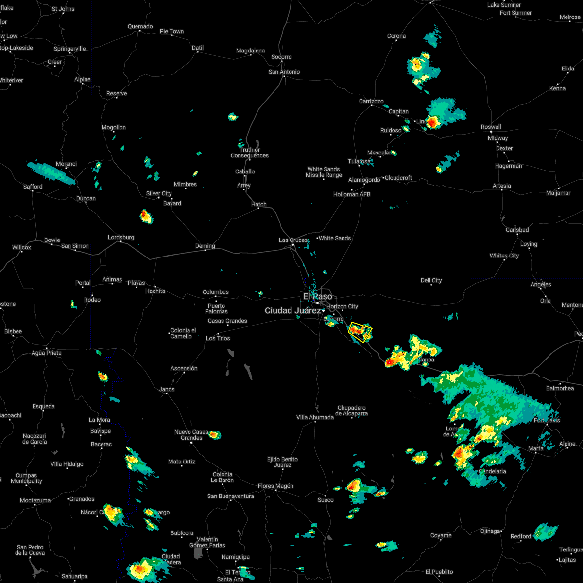 Interactive Hail Maps Hail Map for Tornillo, TX