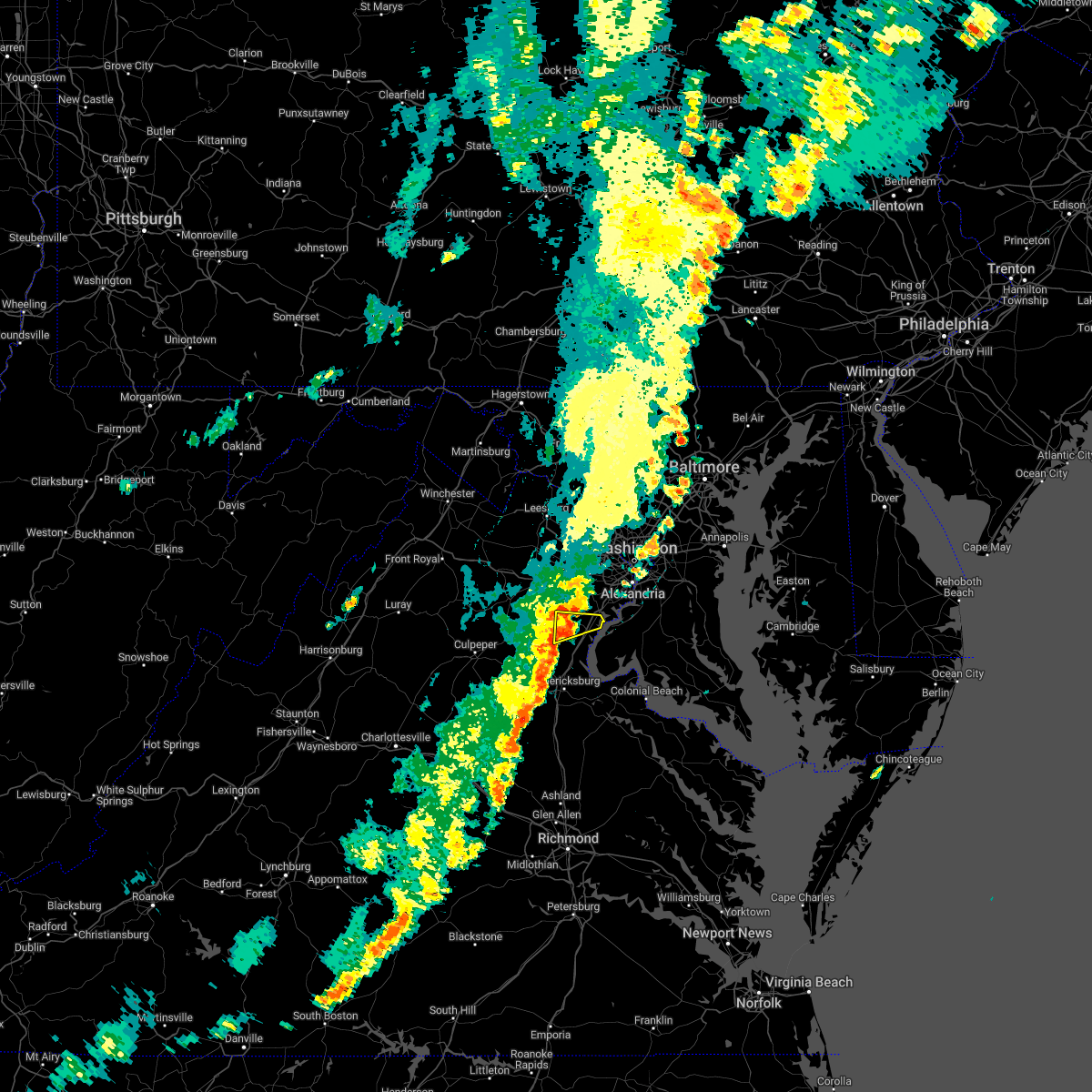 Interactive Hail Maps Hail Map for Woodbridge, VA