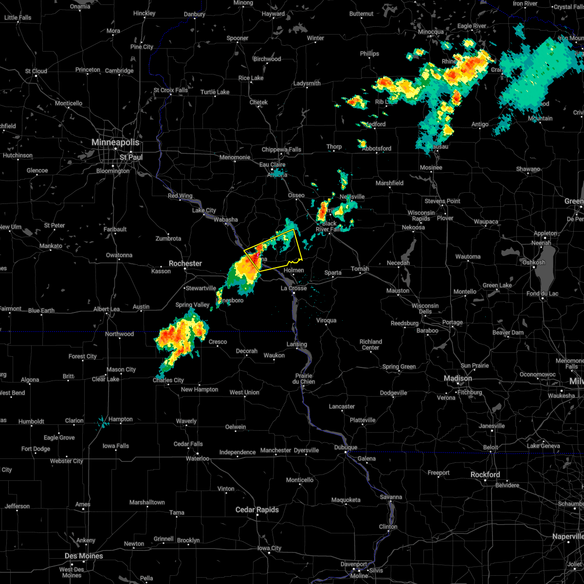 Interactive Hail Maps Hail Map for Winona, MN