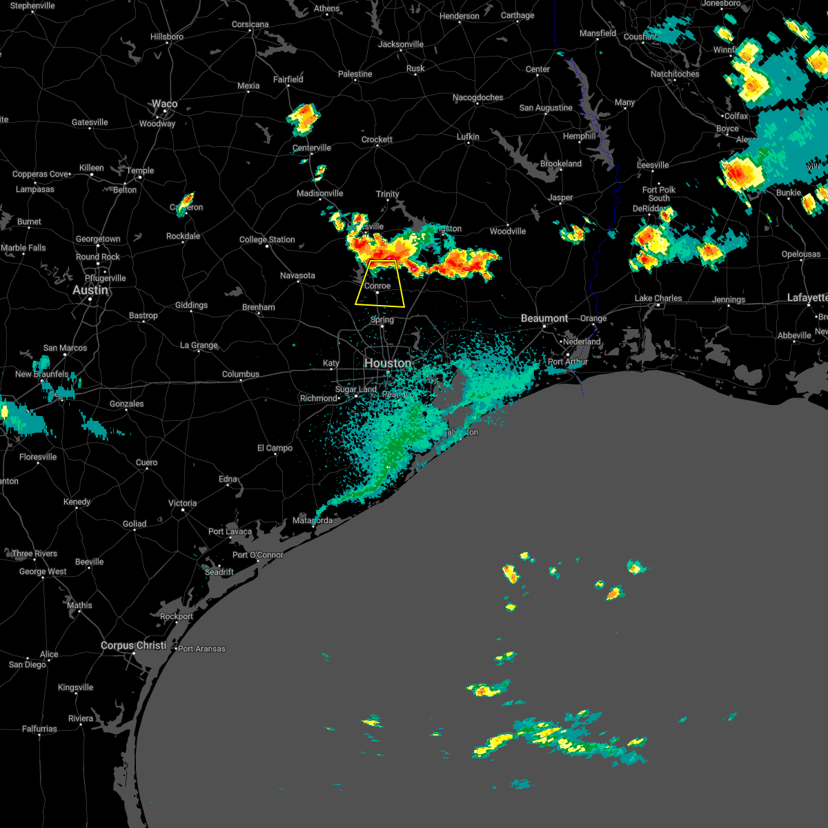 Interactive Hail Maps Hail Map for New Waverly, TX