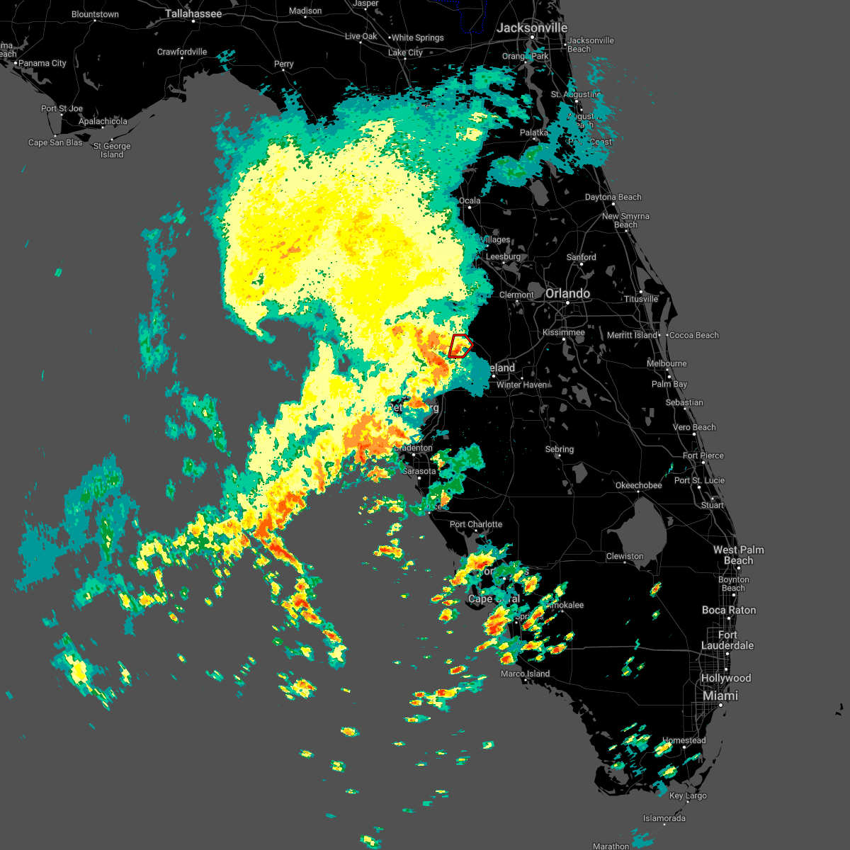 Interactive Hail Maps Hail Map for Zephyrhills, FL