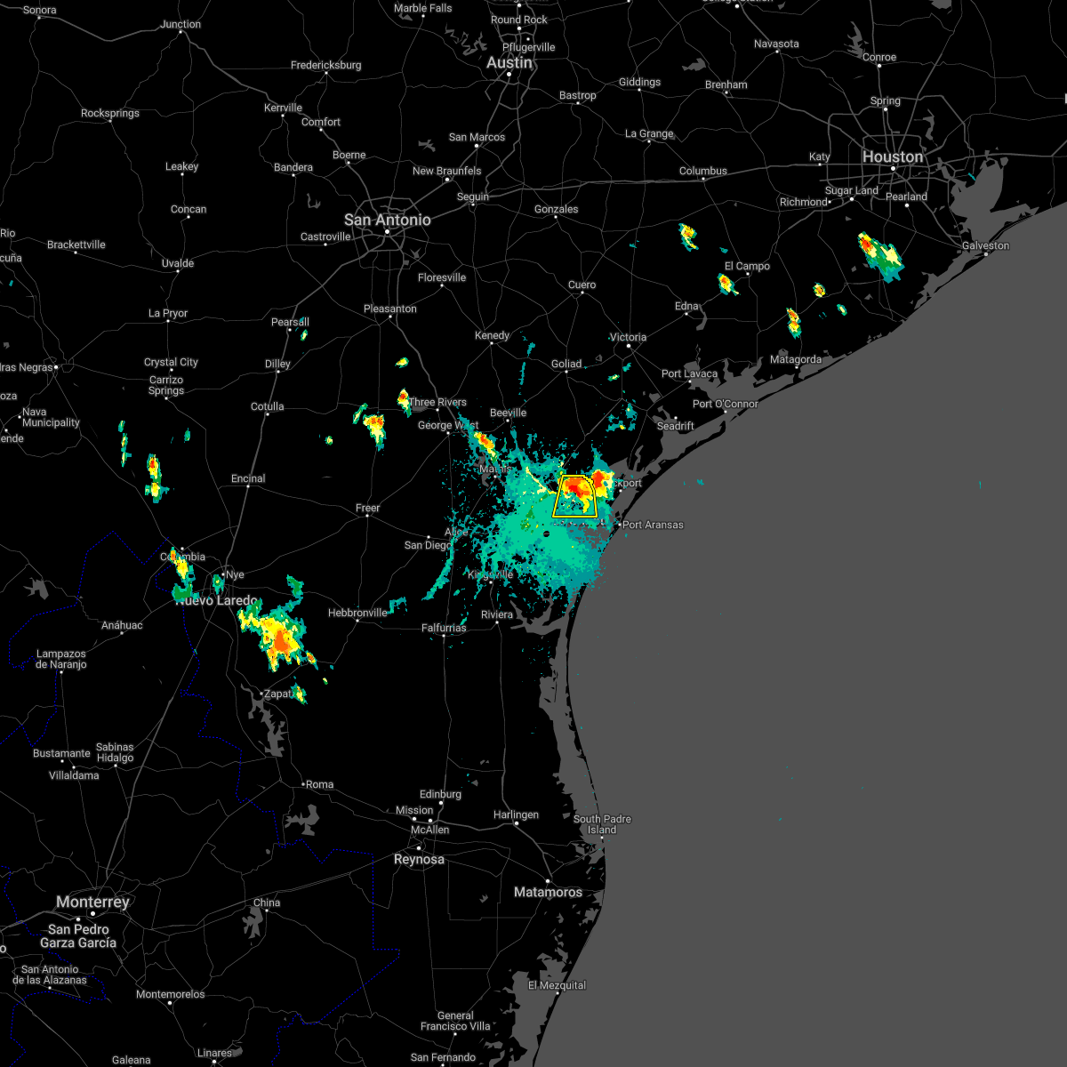 Interactive Hail Maps Hail Map for Taft Southwest, TX