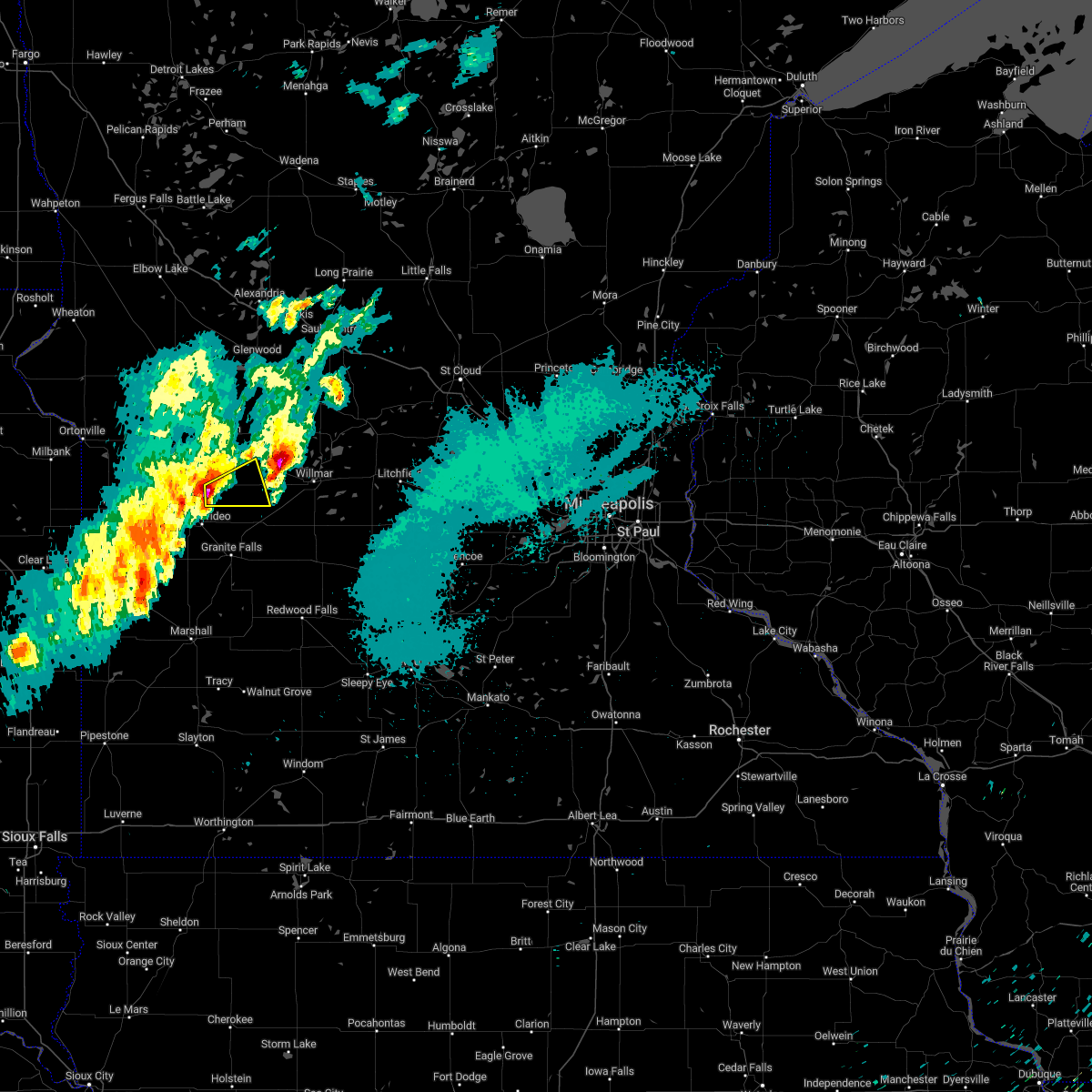 Interactive Hail Maps Hail Map for Murdock, MN