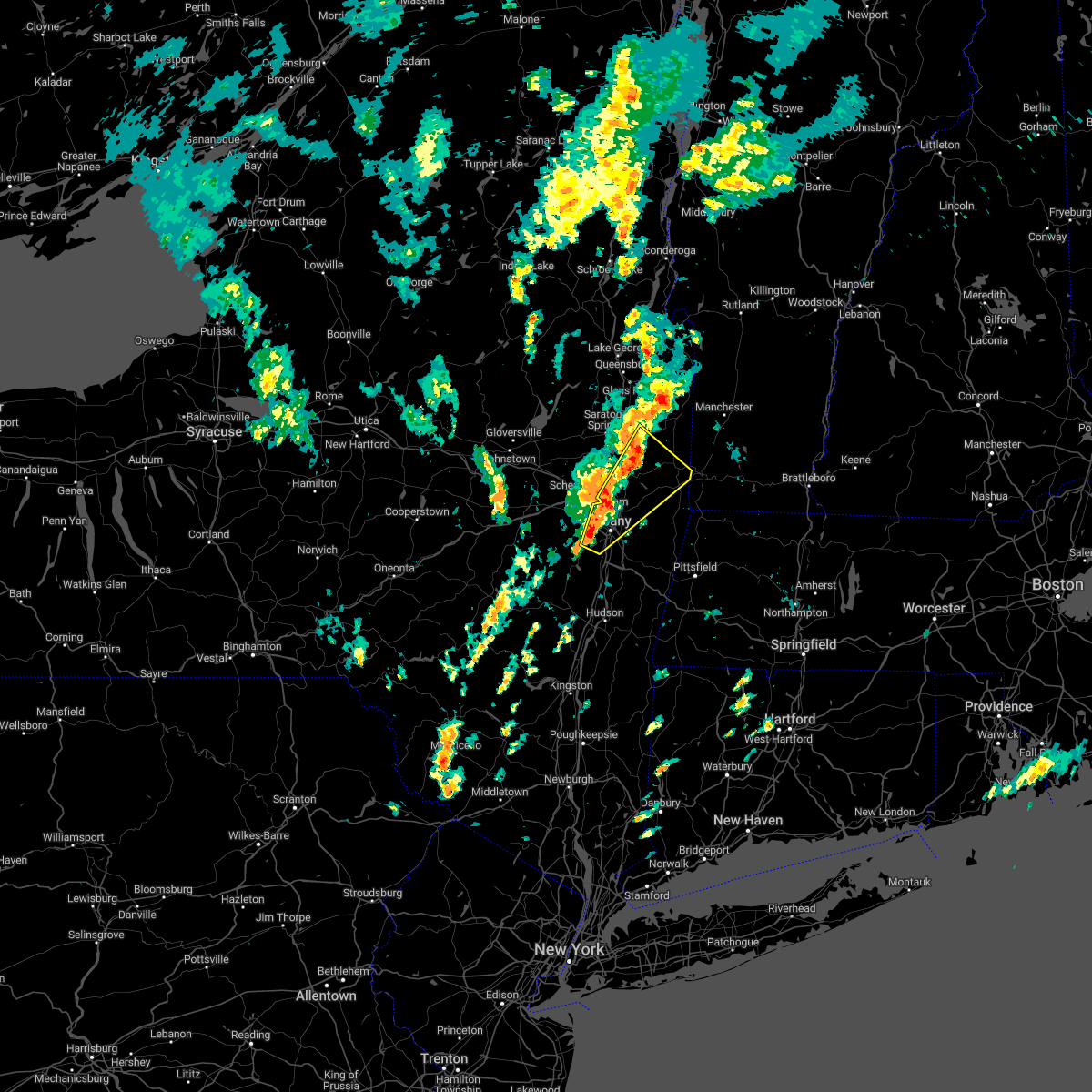 Interactive Hail Maps Hail Map for Albany, NY