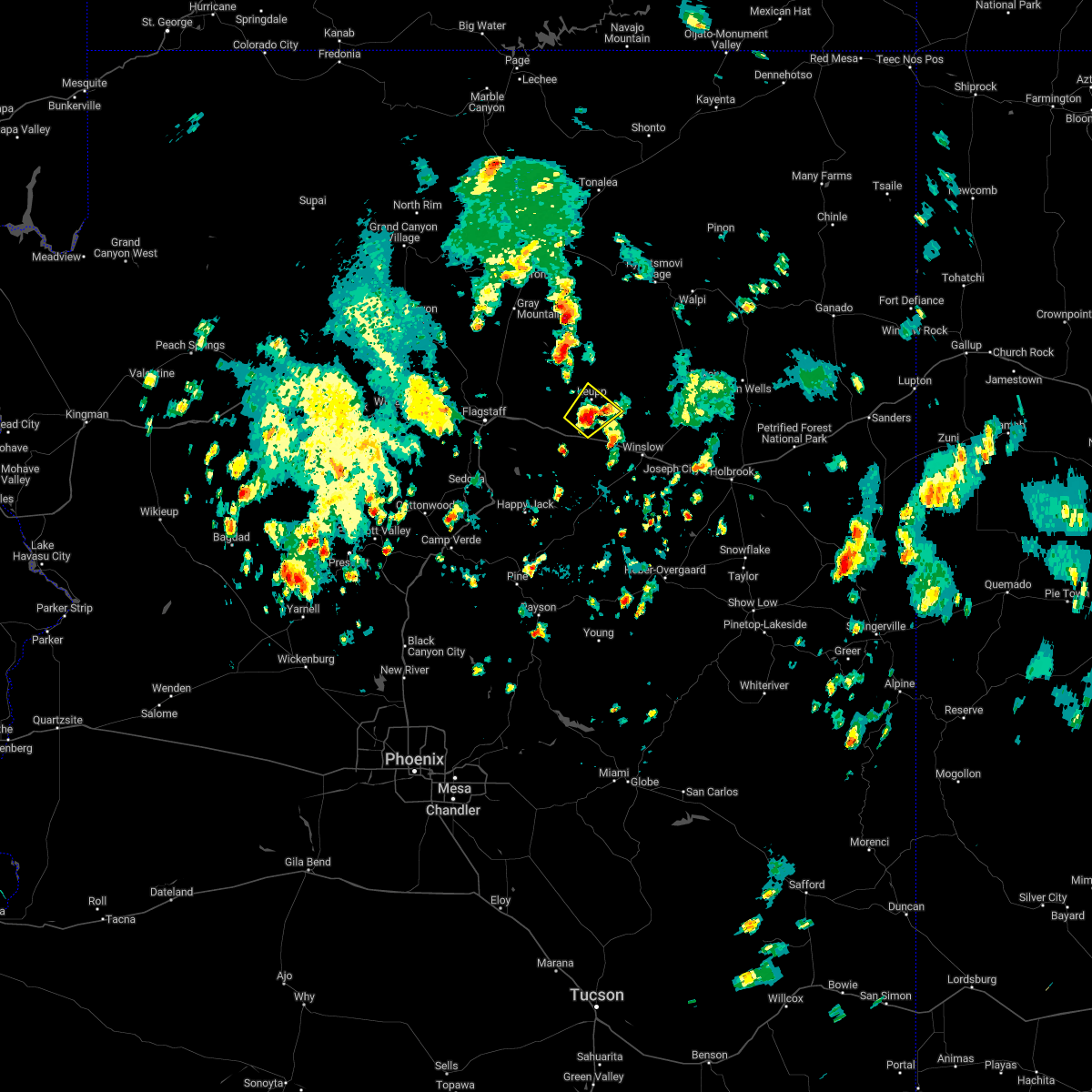 Interactive Hail Maps Hail Map for Leupp, AZ