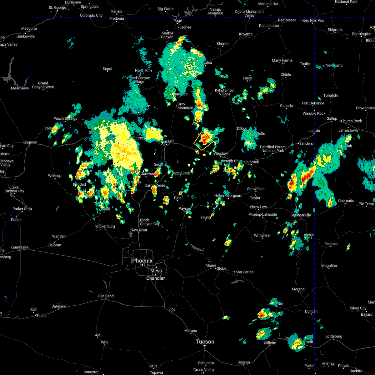 Interactive Hail Maps Hail Map for Leupp, AZ