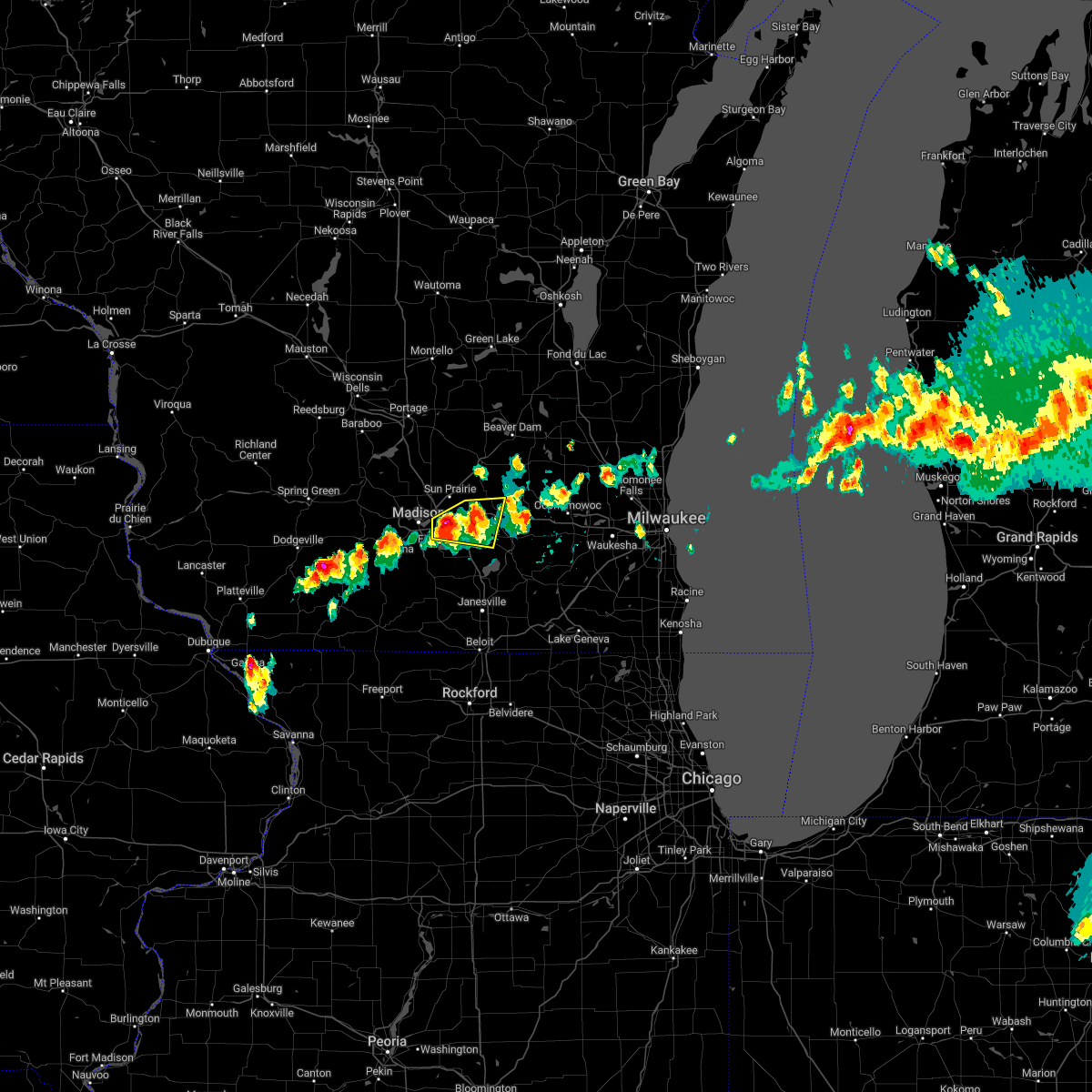 Interactive Hail Maps Hail Map for Cottage Grove, WI