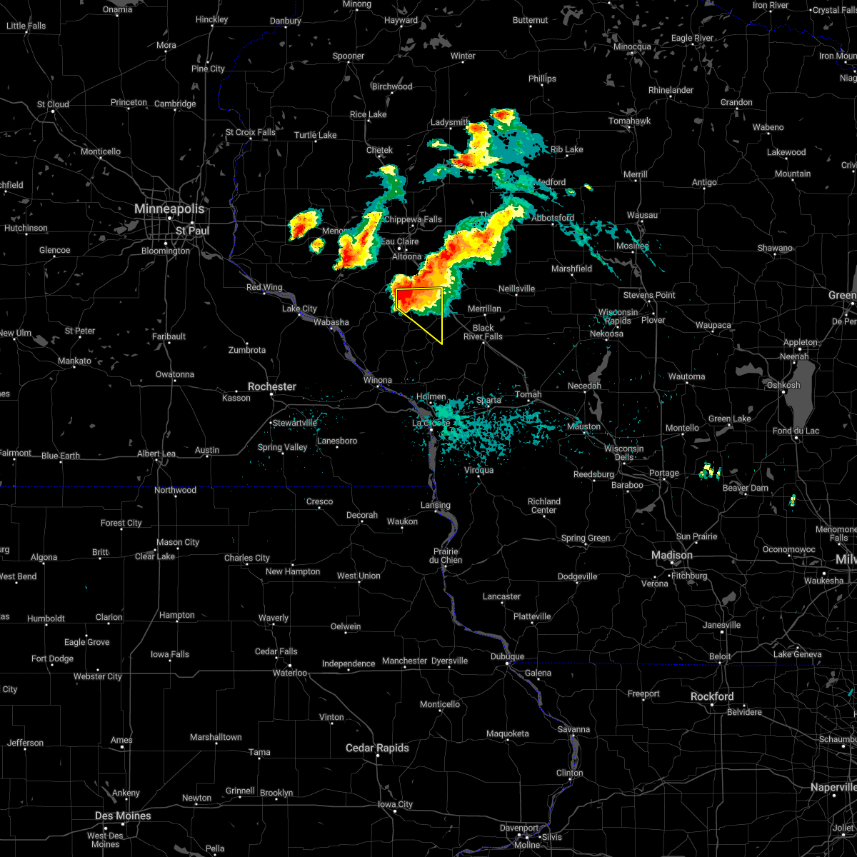 Interactive Hail Maps Hail Map for Osseo, WI