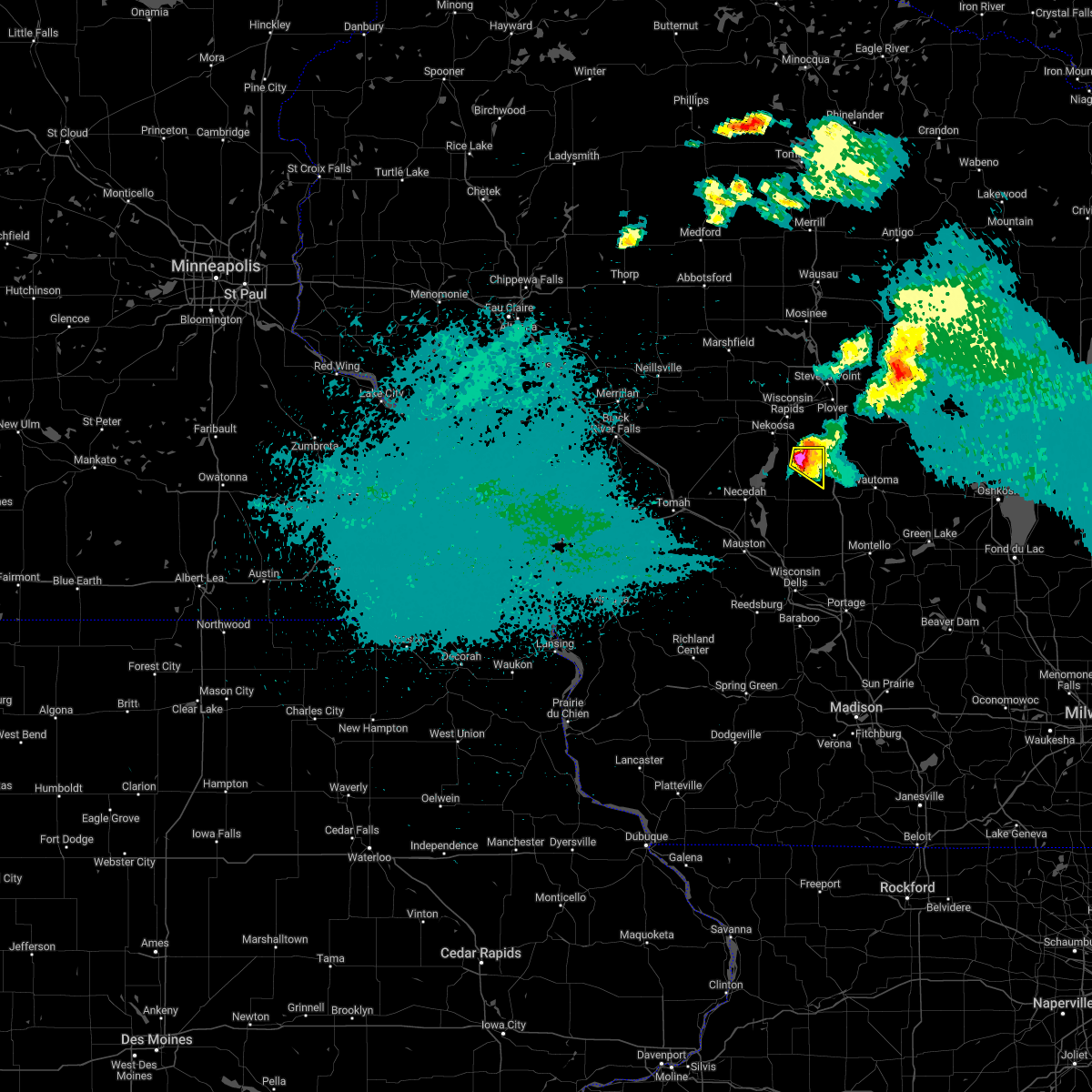 Interactive Hail Maps Hail Map for Lake Sherwood, WI