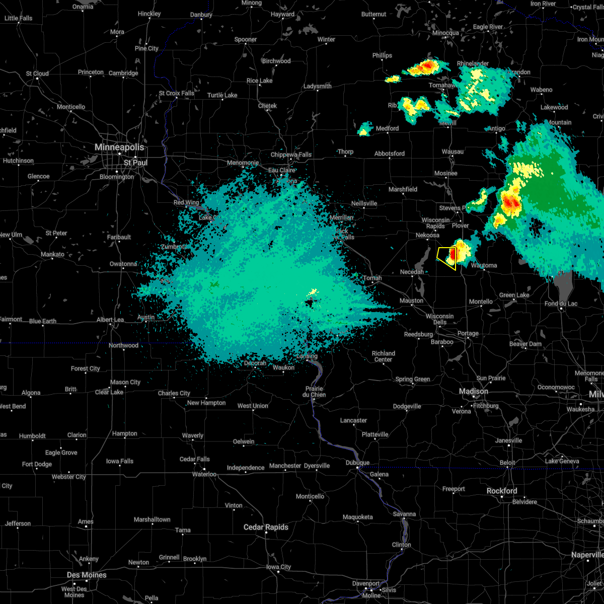 Interactive Hail Maps Hail Map for Lake Sherwood, WI