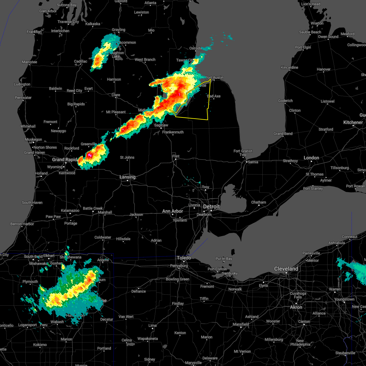 Interactive Hail Maps Hail Map for Pigeon, MI