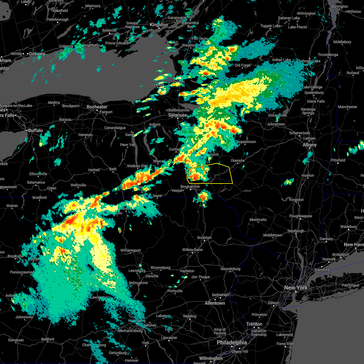 Interactive Hail Maps Hail Map for Whitney Point, NY
