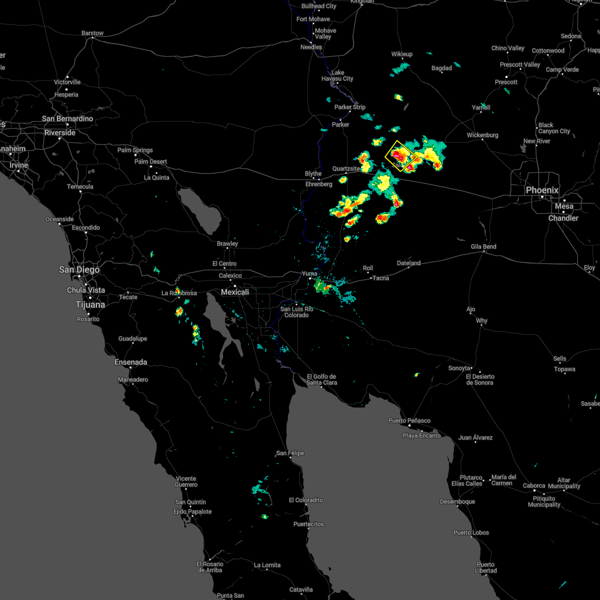 Interactive Hail Maps Hail Map for Vicksburg, AZ