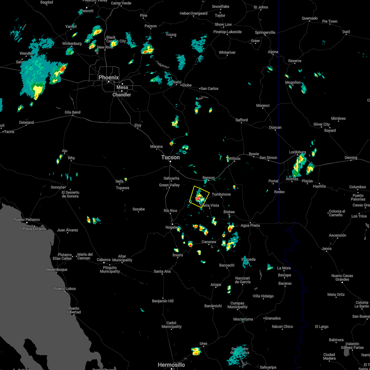 Interactive Hail Maps Hail Map for Sonoita, AZ