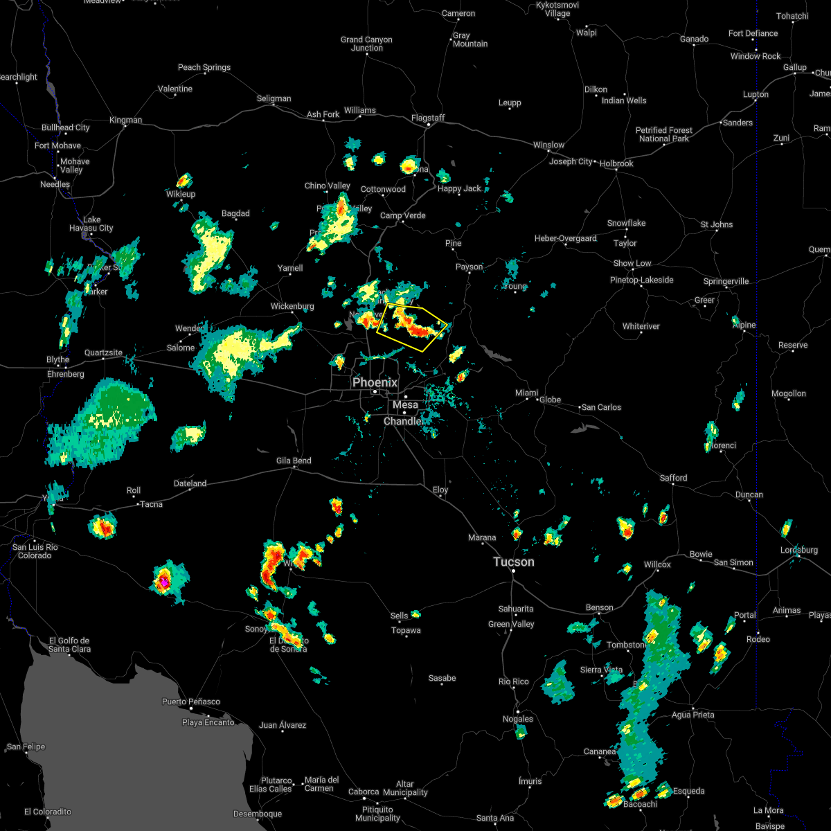 Interactive Hail Maps Hail Map for Scottsdale, AZ