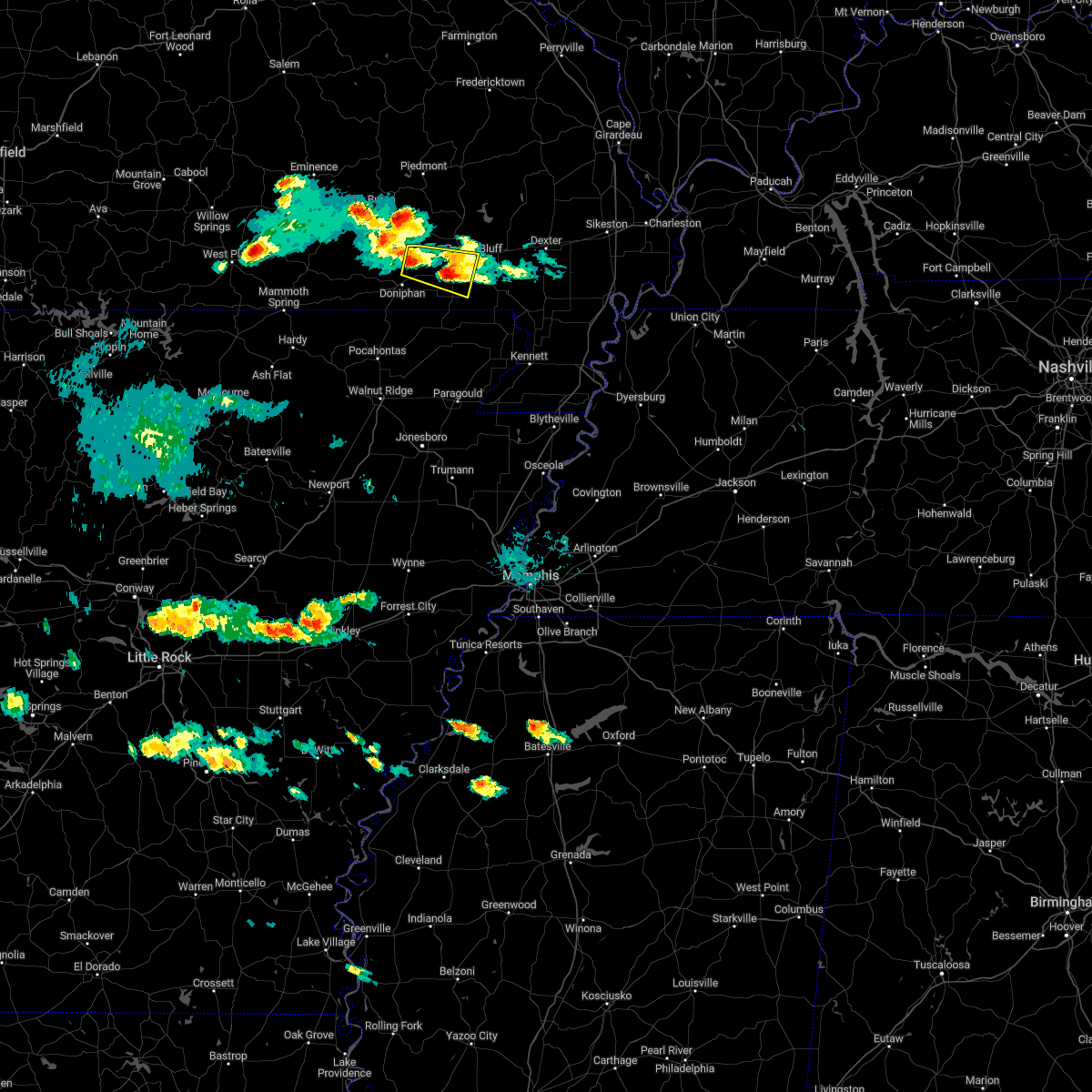 Interactive Hail Maps Hail Map for Harviell, MO