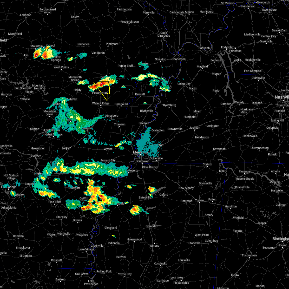 Interactive Hail Maps Hail Map for Maynard, AR