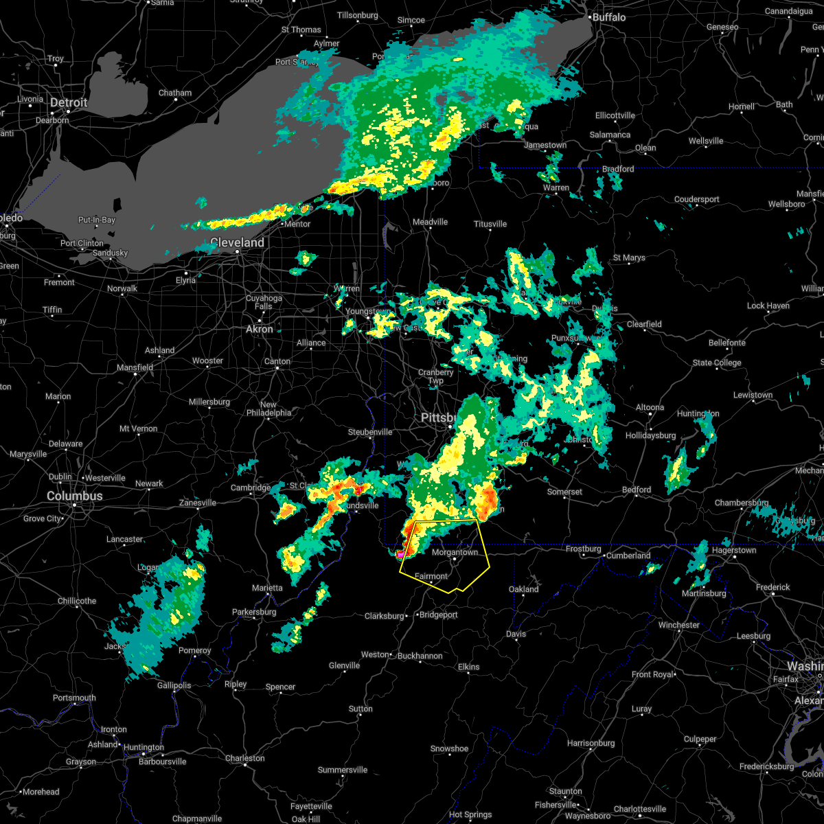 Interactive Hail Maps Hail Map for WV