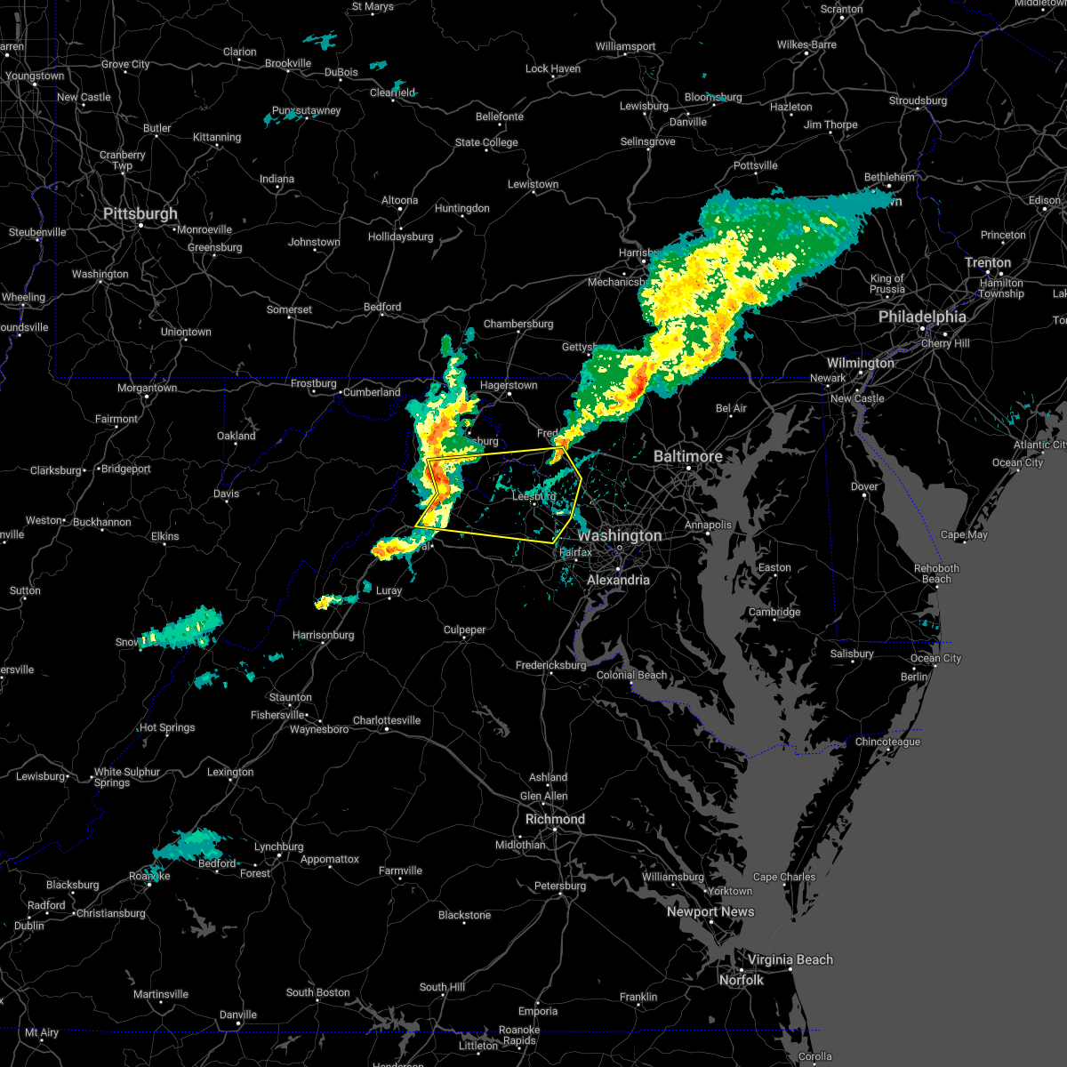 Interactive Hail Maps Hail Map for Stone Ridge, VA