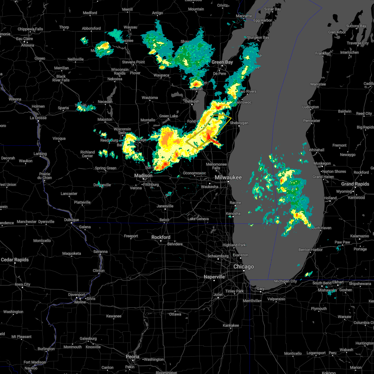 Interactive Hail Maps Hail Map for Brownsville, WI