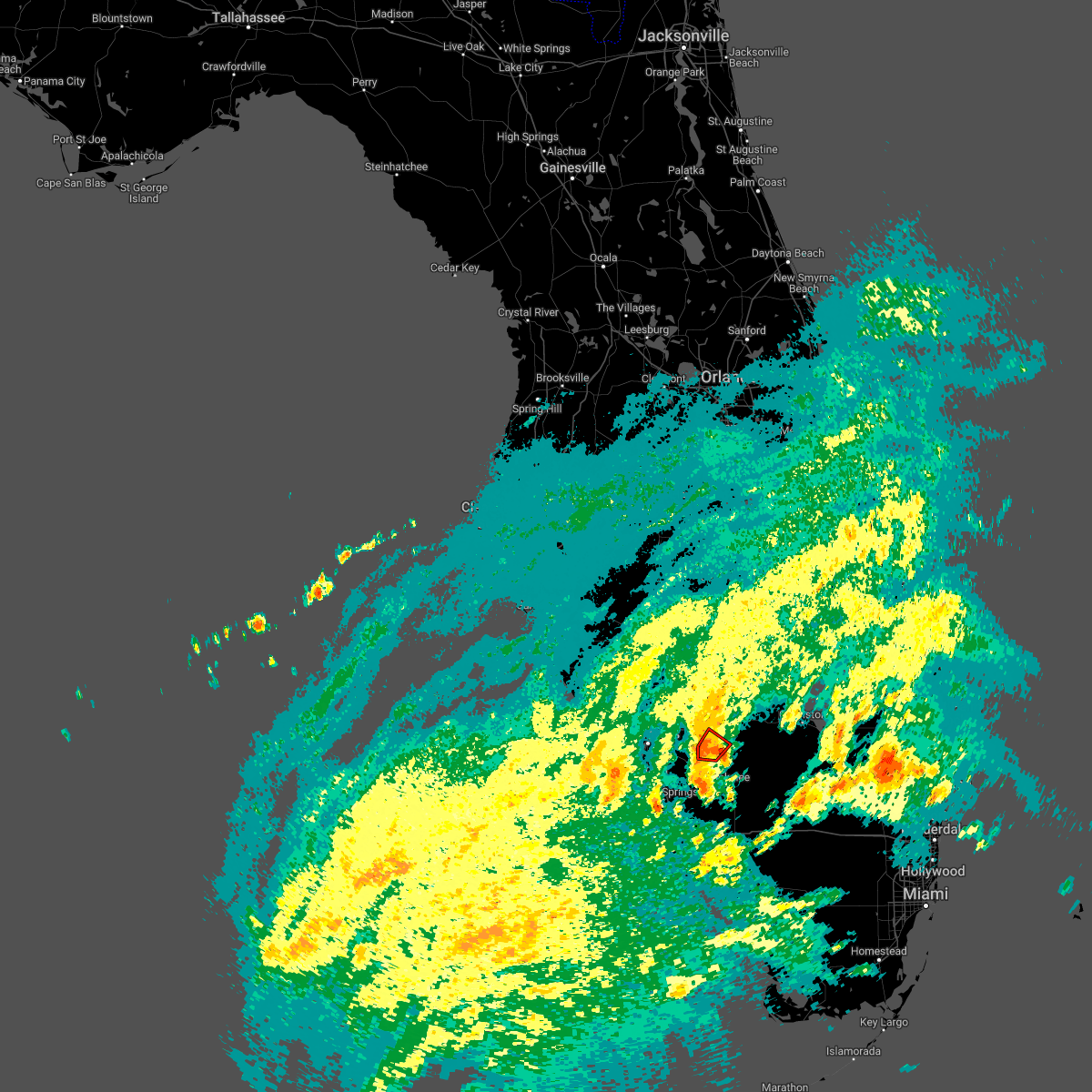 Interactive Hail Maps Hail Map for Fort Denaud, FL