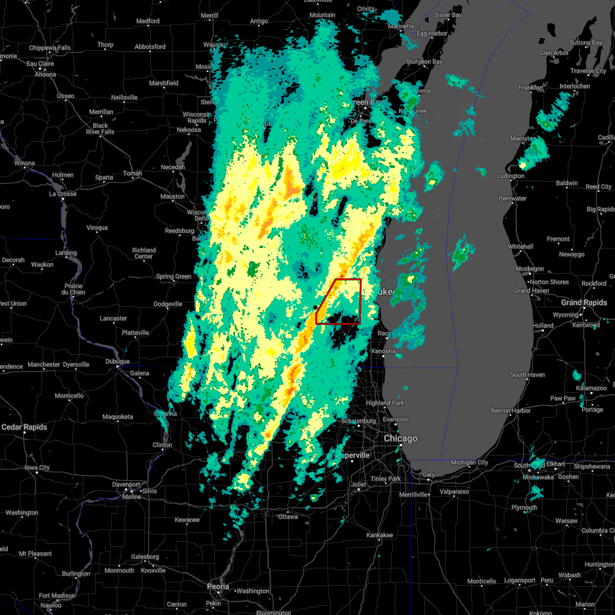 Interactive Hail Maps Hail Map for Hartland, WI