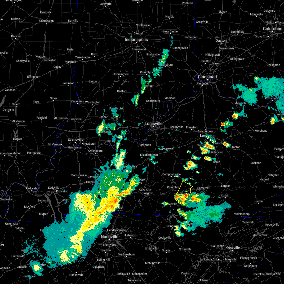 Interactive Hail Maps Hail Map for Jamestown, KY