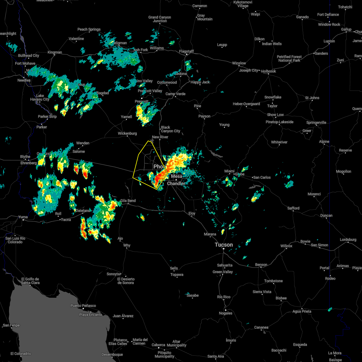 Interactive Hail Maps Hail Map for Peoria, AZ