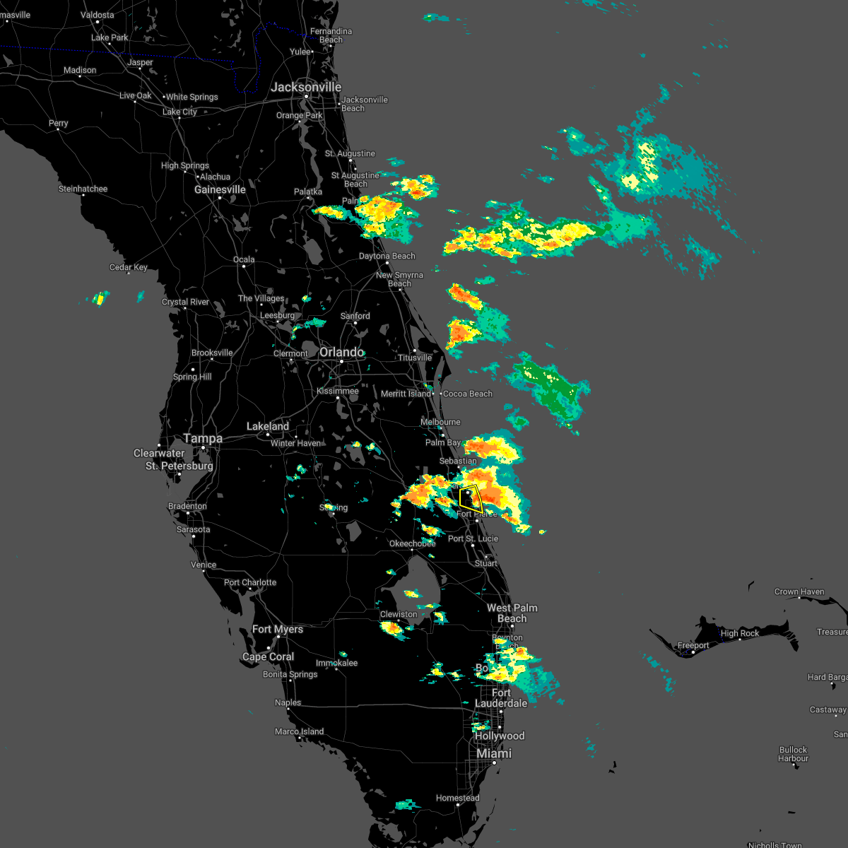 Interactive Hail Maps Hail Map for Vero Beach South, FL