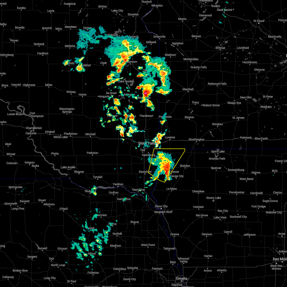 Interactive Hail Maps Hail Map for Inwood, IA