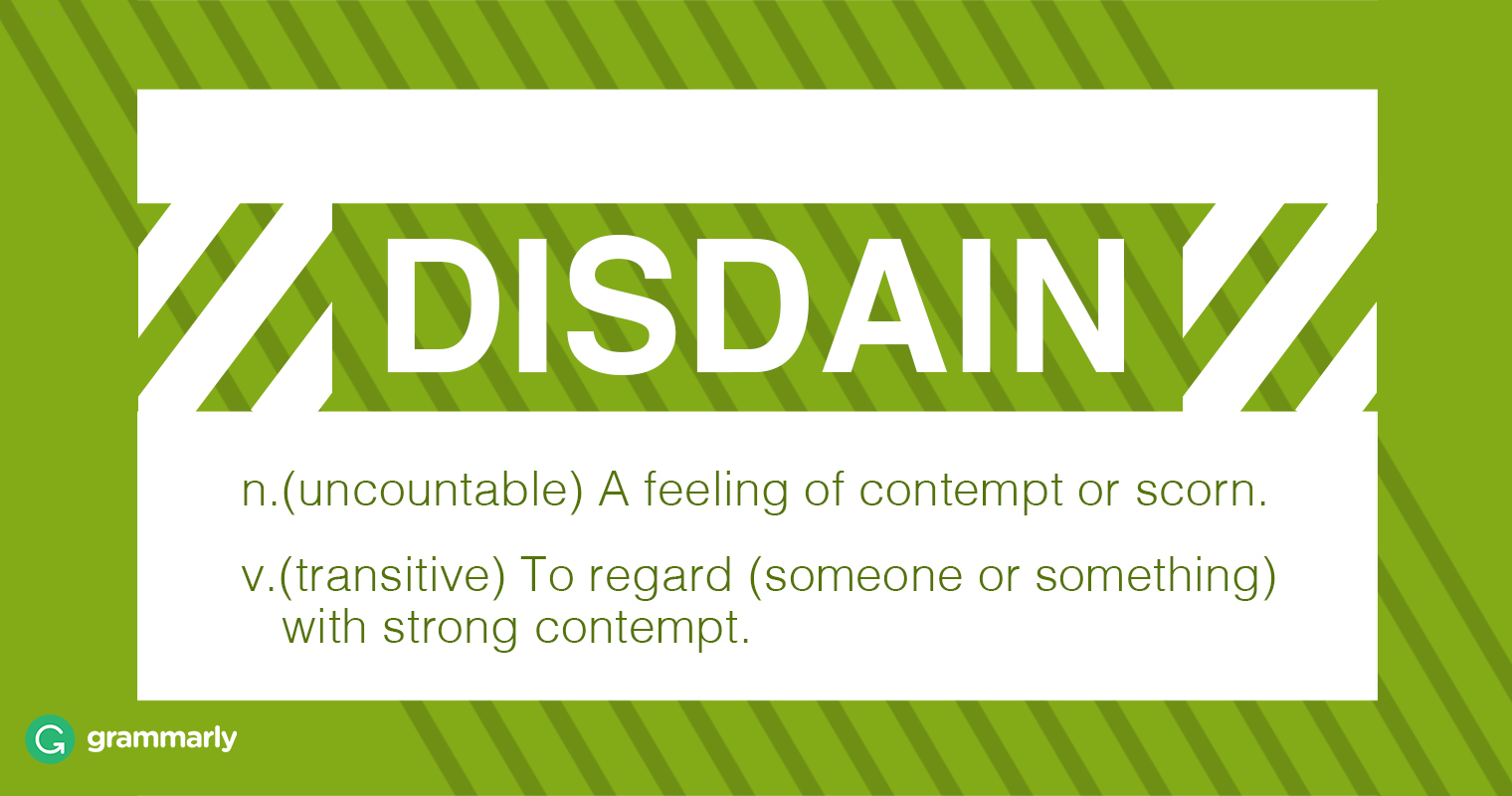 Disdain Meaning Seo Land