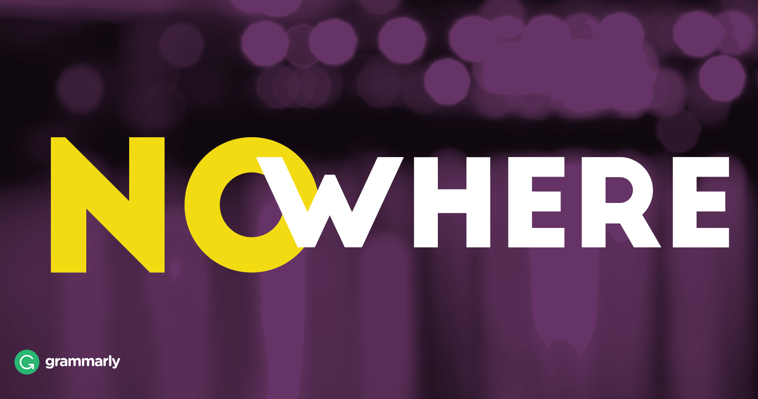 Nowhere, Somewhere, Anywhere—One Word or Two? Seo Land