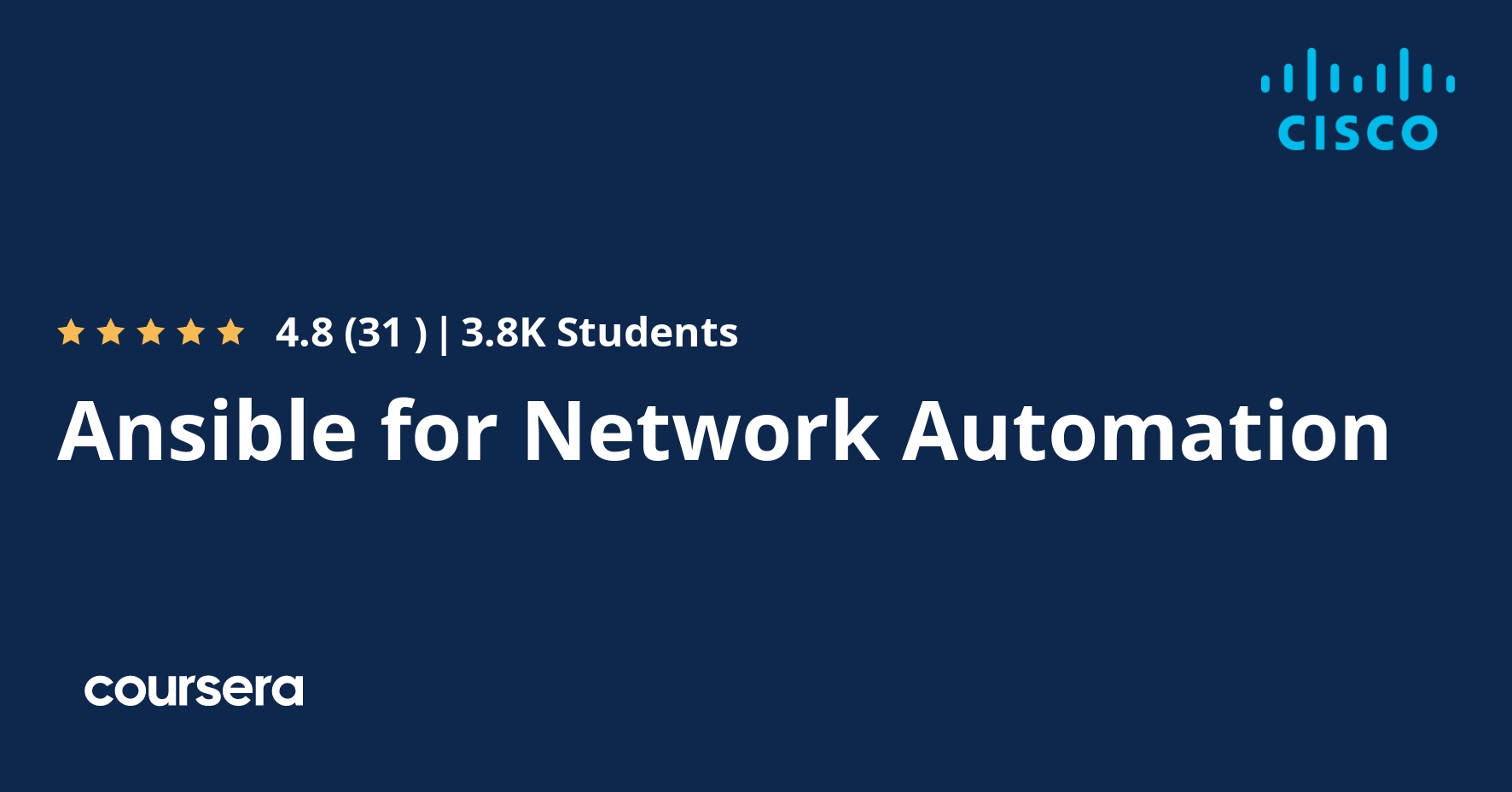 Ansible for Network Automation Coursera