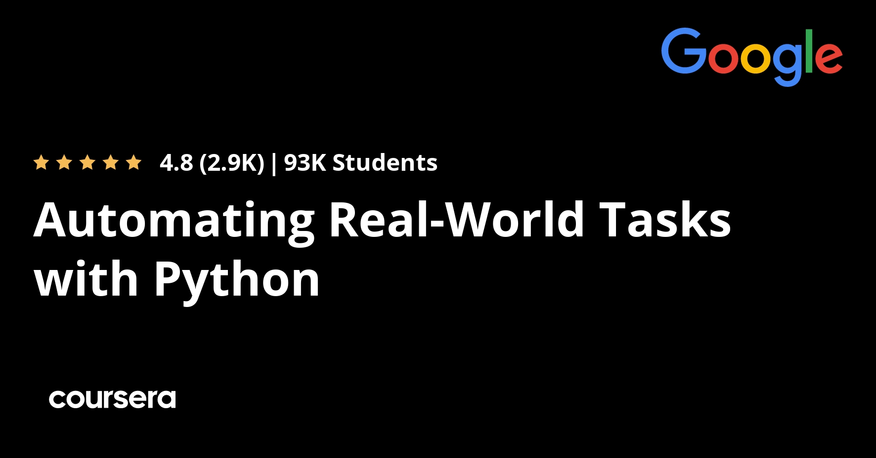 Automating RealWorld Tasks with Python Coursera