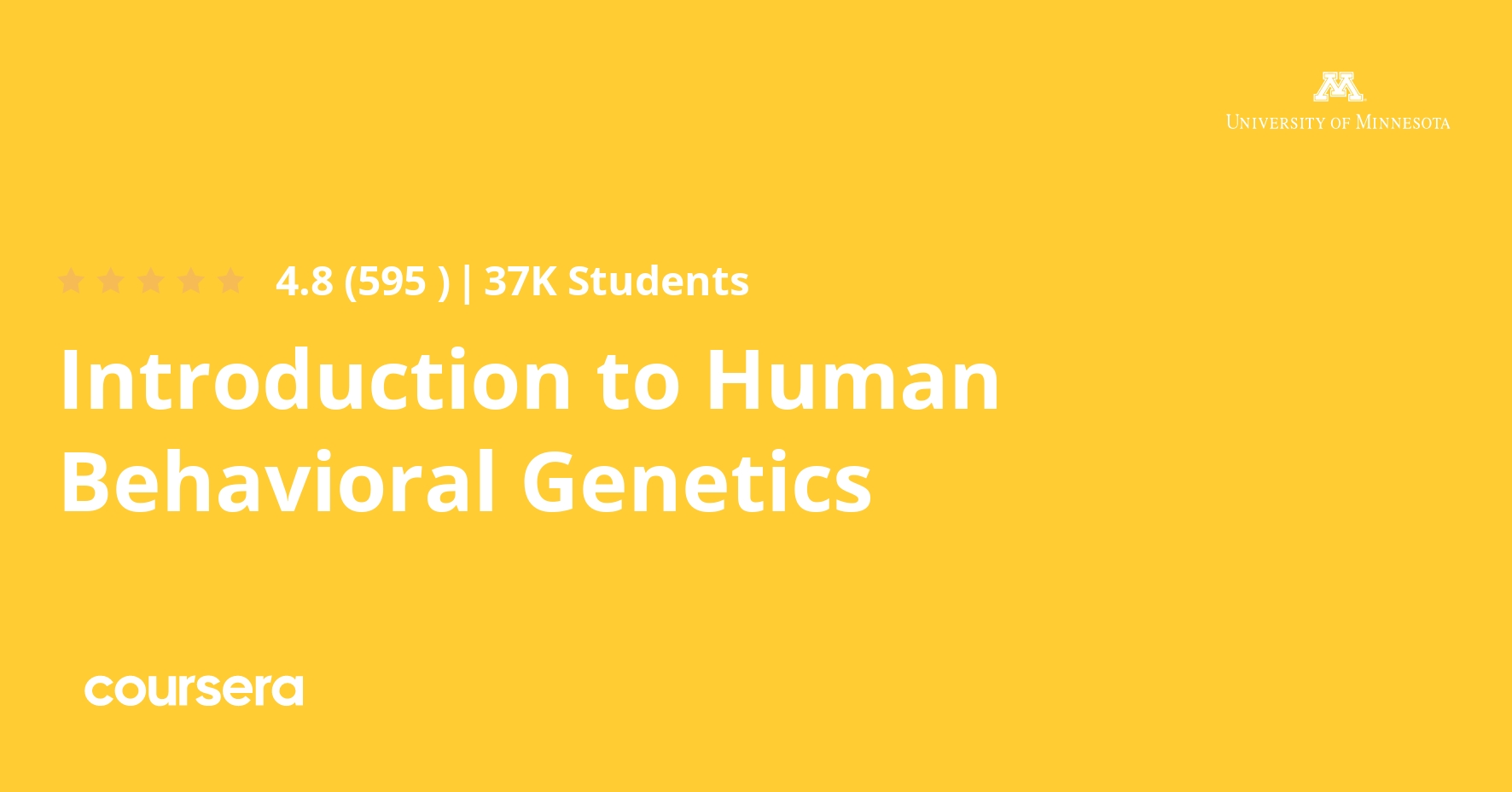 Introduction to Human Behavioral Coursera
