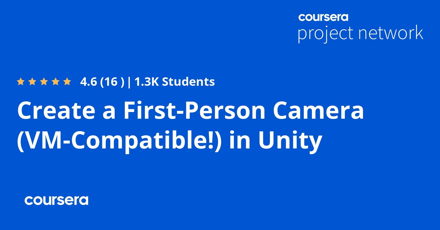 Create a FirstPerson Camera in Unity