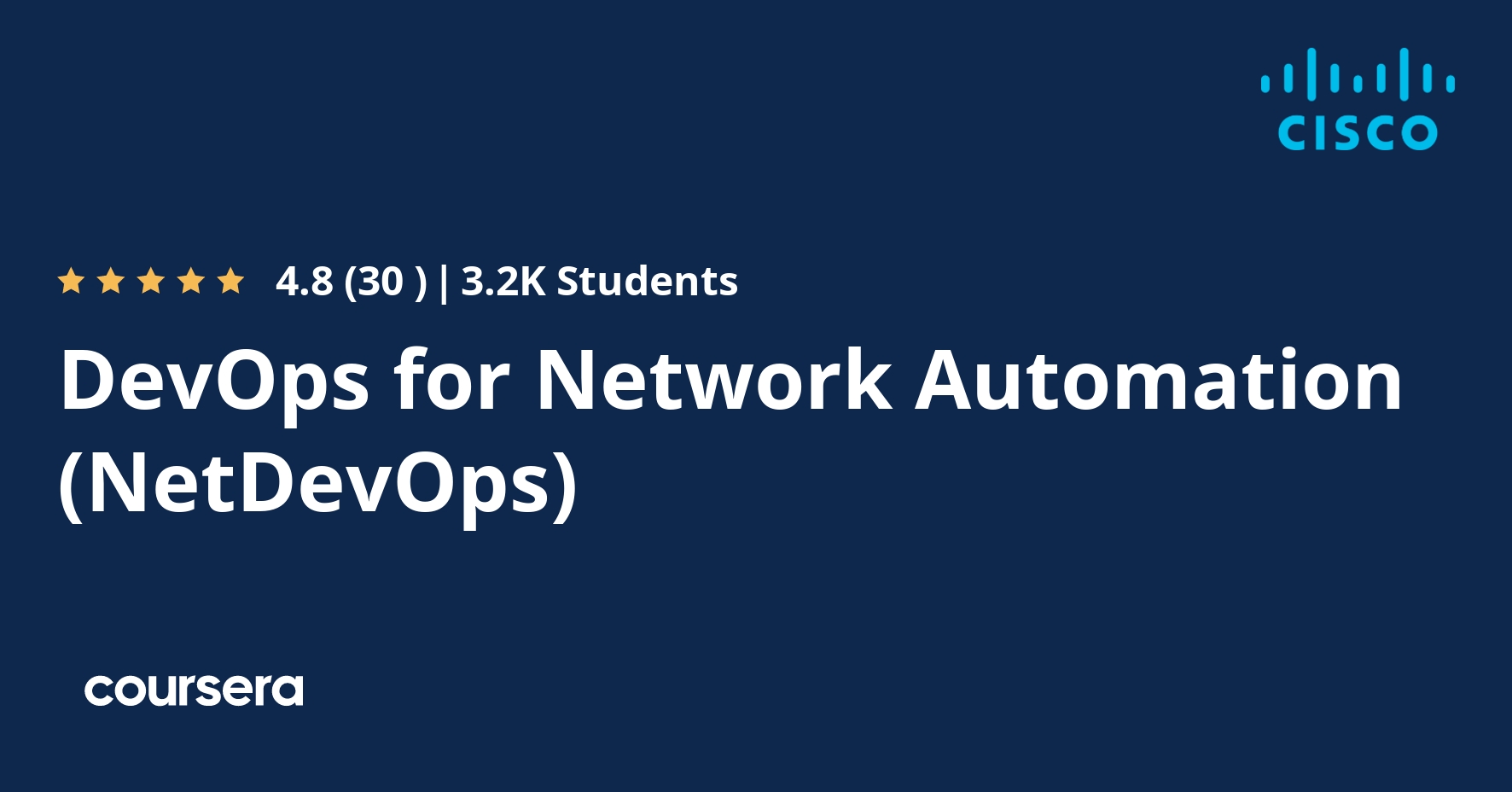 DevOps for Network Automation Coursera