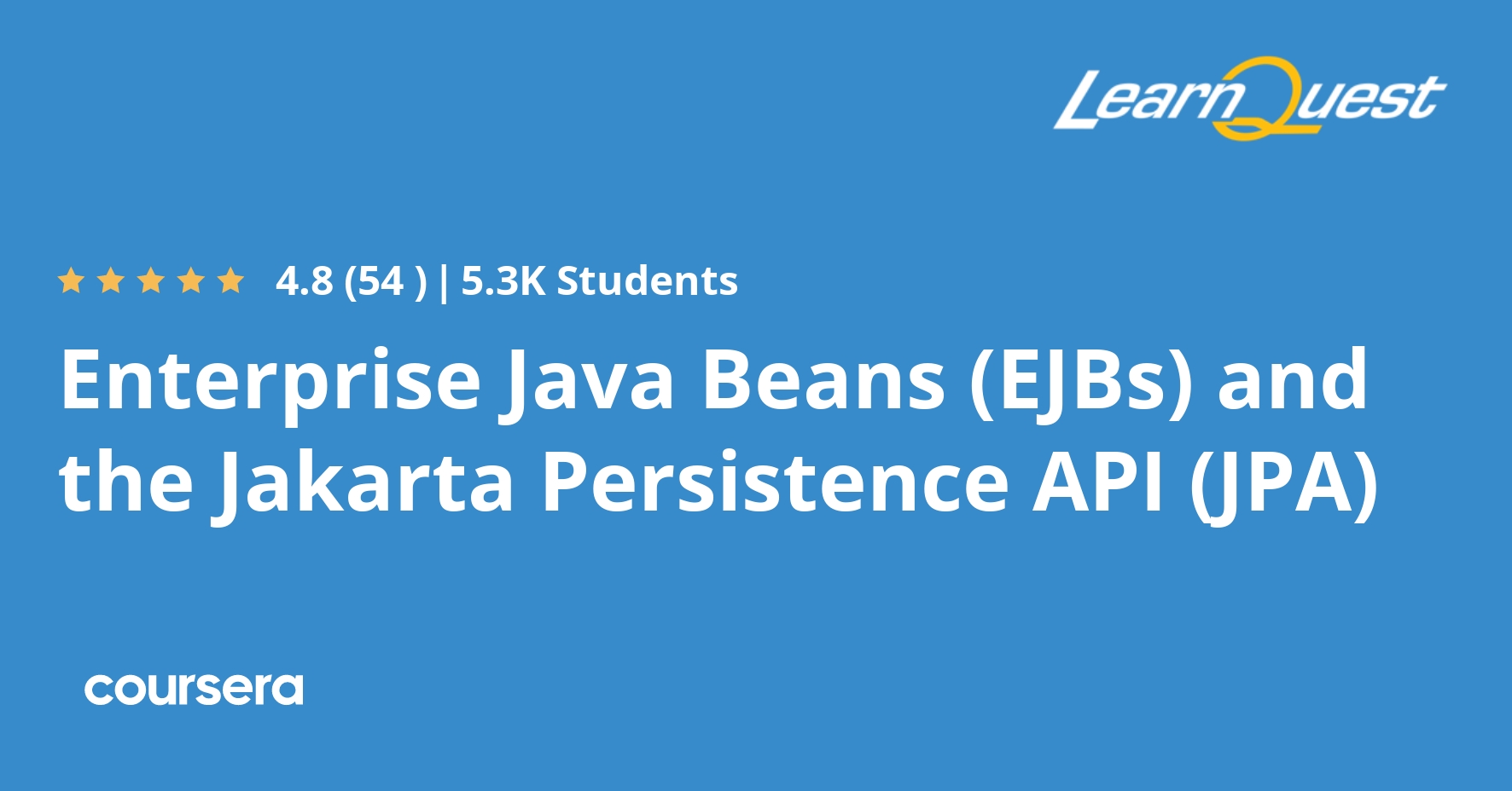 Enterprise Java Beans (EJBs) and the Jakarta Persistence API (JPA