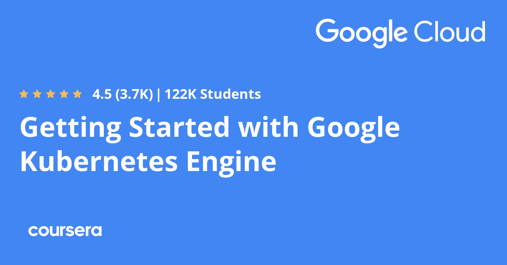 Getting Started with Google Engine Coursera