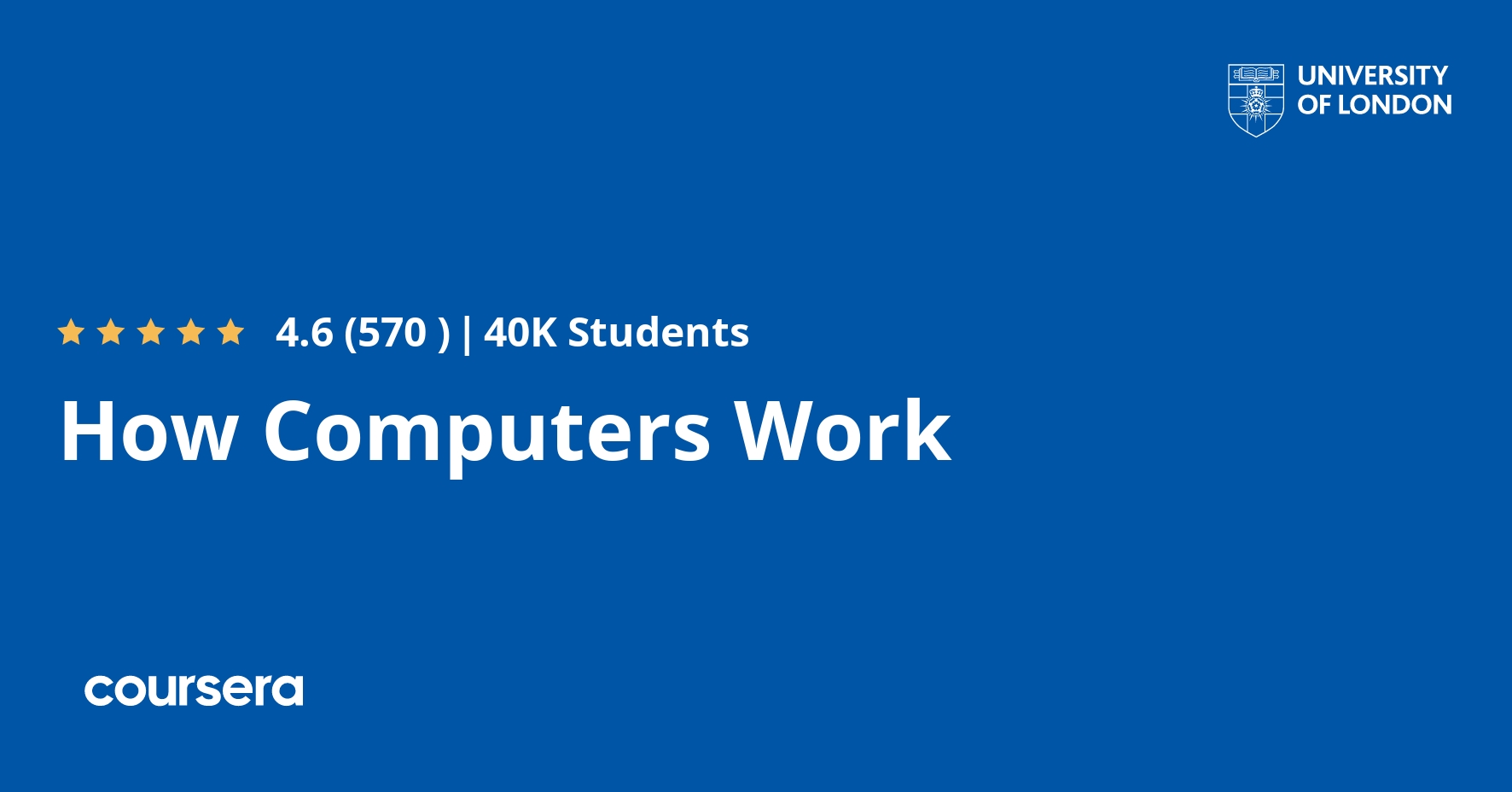 How Computers Work Coursera