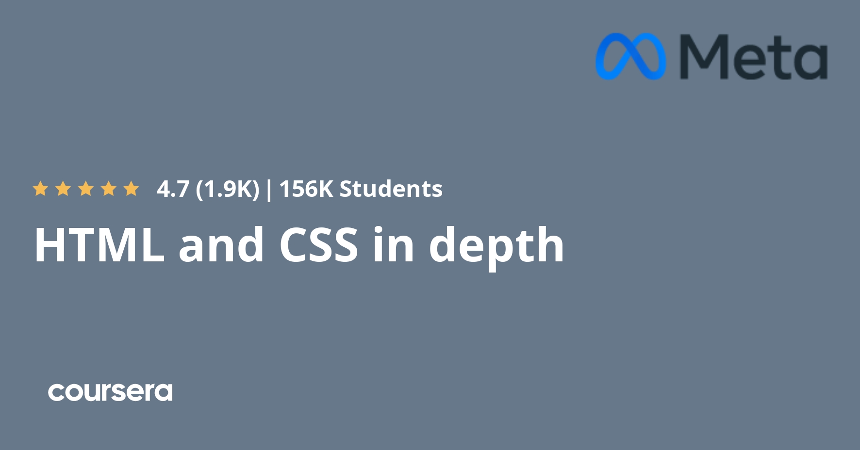 HTML and CSS in depth Coursera