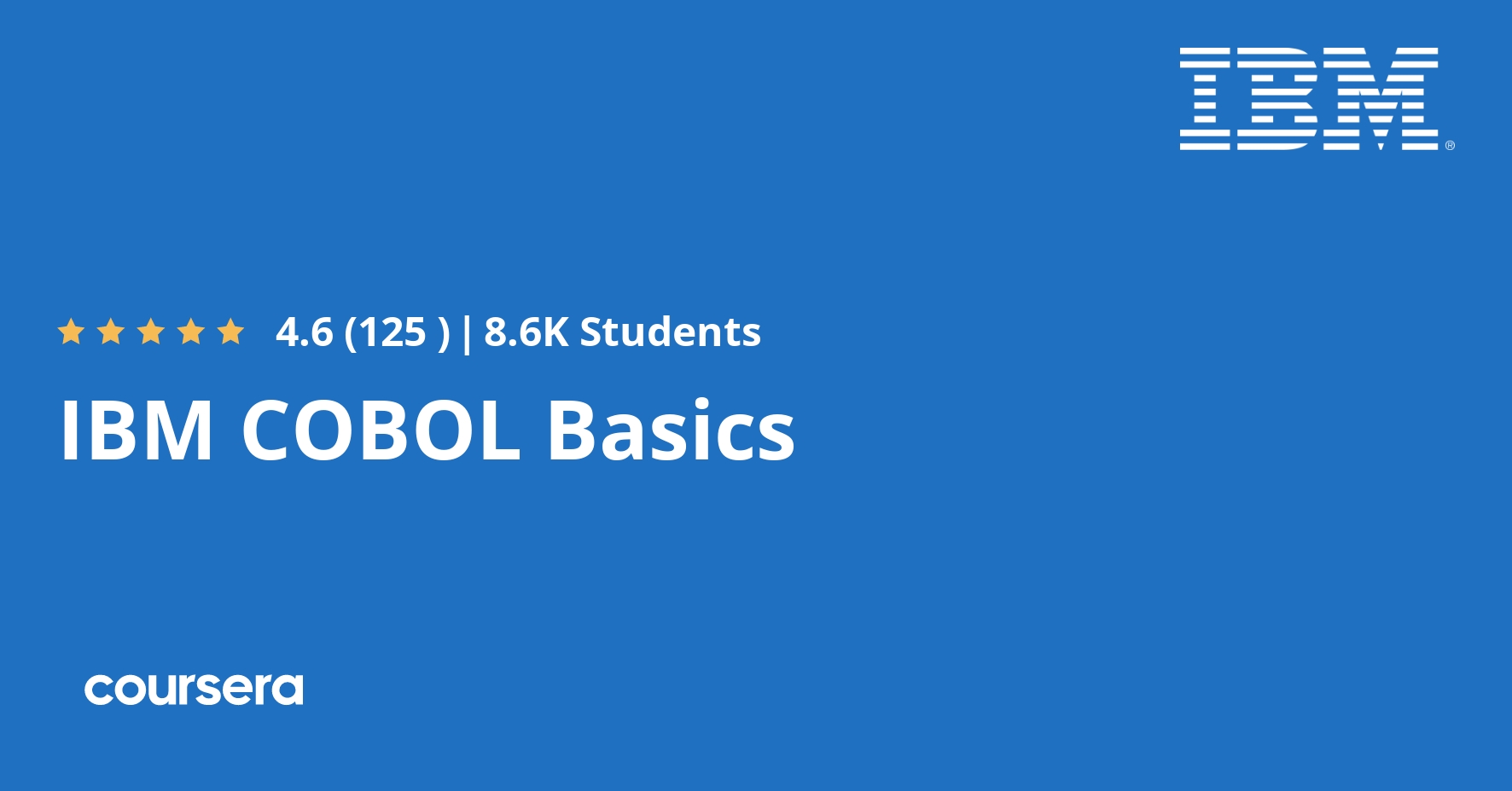 IBM COBOL Basics Coursera