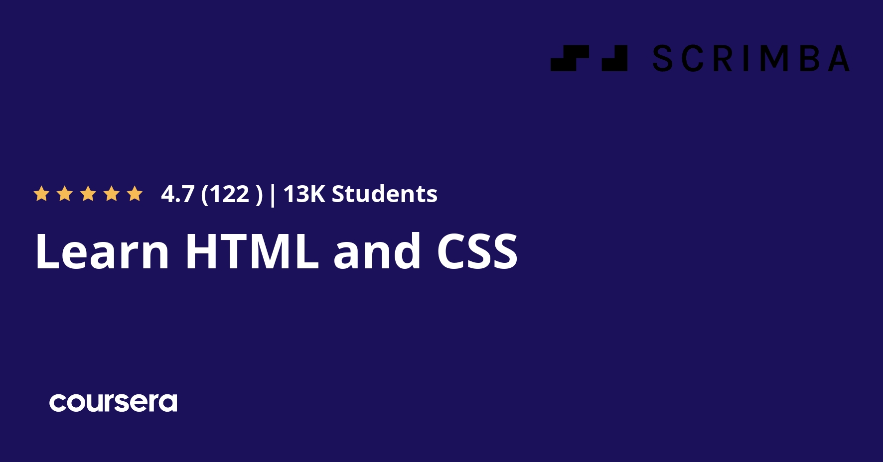 Learn HTML and CSS Coursera