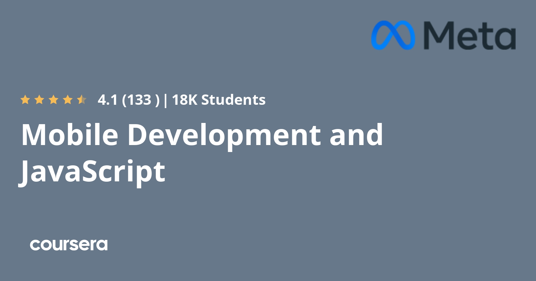 Mobile Development and JavaScript Coursera