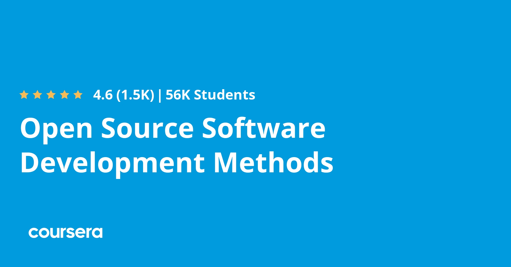 Open Source Software Development Methods Coursera