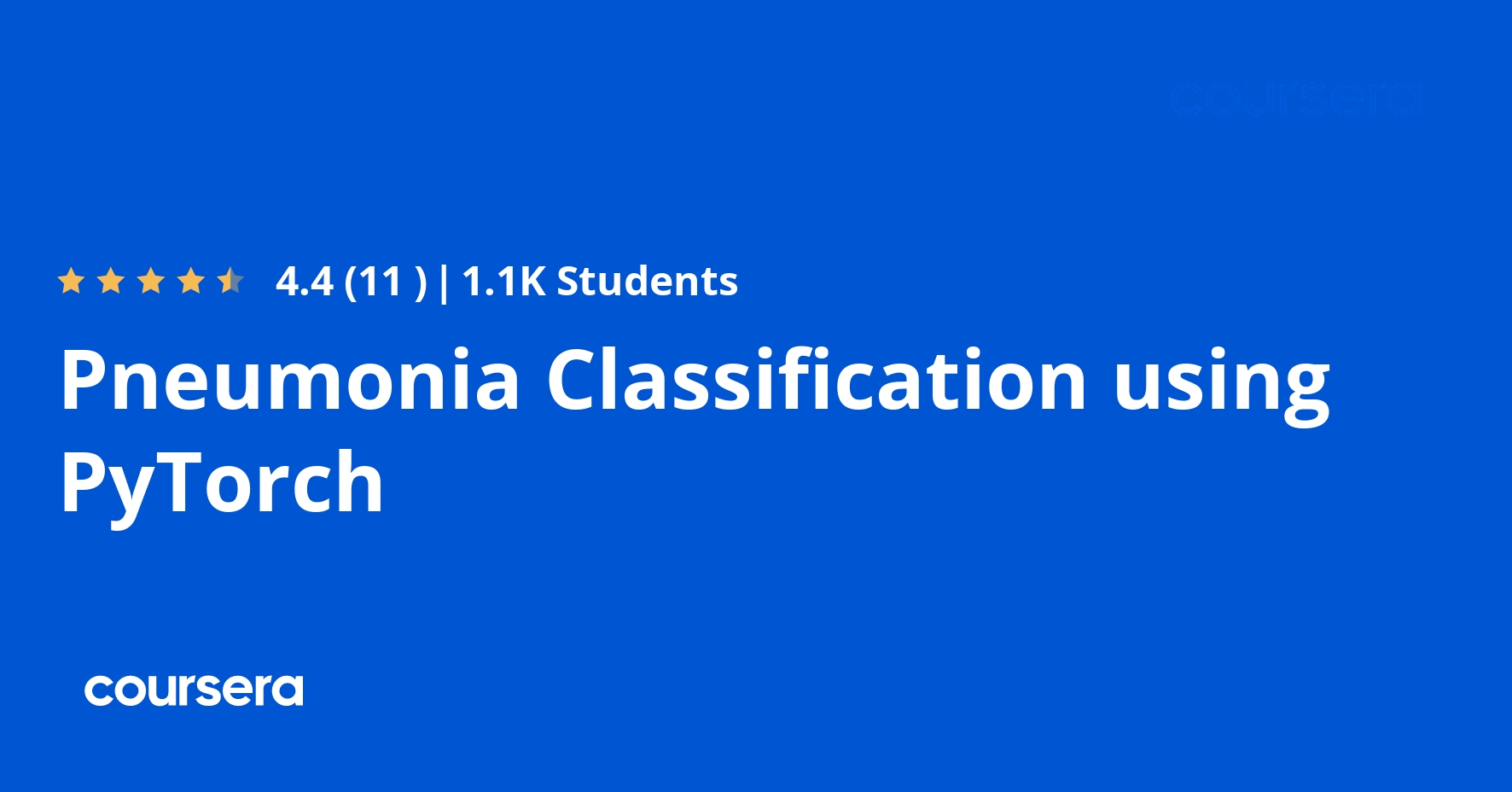 Pneumonia Classification using PyTorch